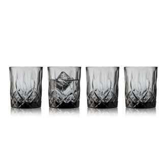 Lyngby Sorrento Whiskyglas 32 cl 4 Stk Smoke