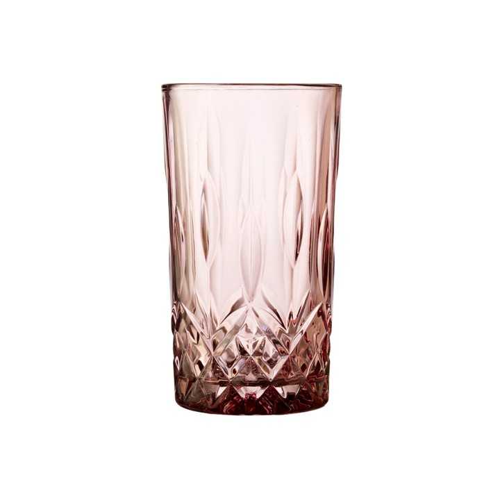 Lyngby Sorrento Highballglas 38 cl 4 Stk Pink