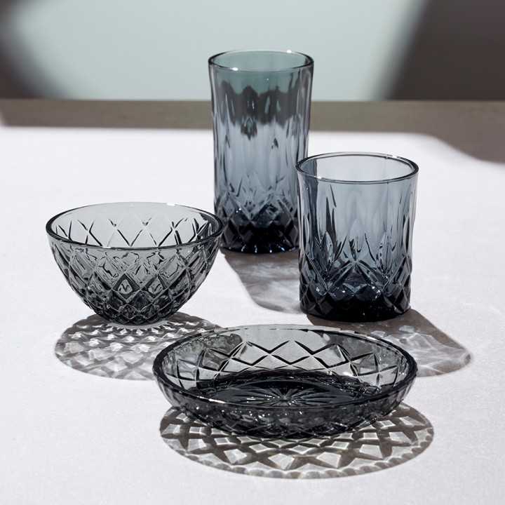 Lyngby Sorrento Highballglas 38 cl 4 Stk Smoke