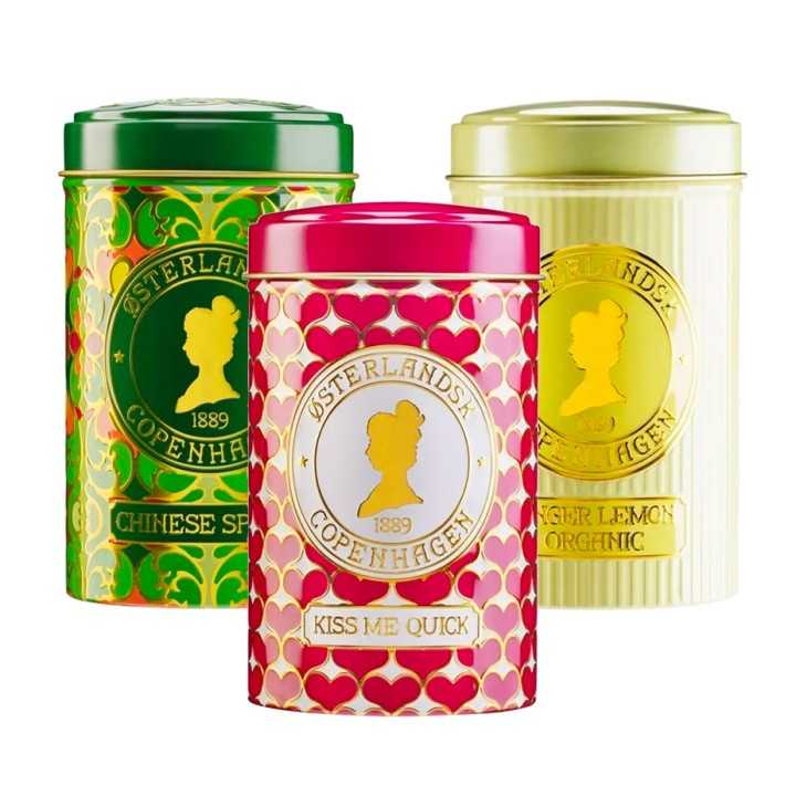 Østerlandsk Thehus Mix 3 x 125g Chinese Spring, Ginger & Lemon & Kiss me Quick Østerlandsk Thehus Mix 3 x 125g Chinese Spring, Ginger & Lemon & Kiss me Quick