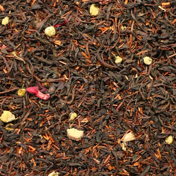 Rooibos & Ceylon Te med Hibiscus og Kamille 1kg Rooibos & Ceylon Te med Hibiscus og Kamille 1kg
