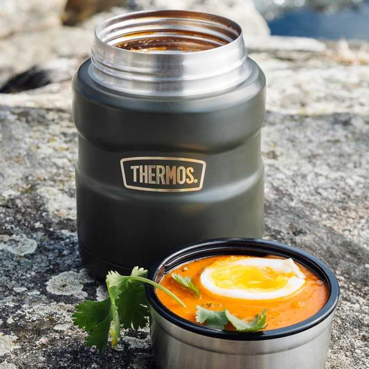 Thermos Madtermoflaske 0,47 L Army Grøn Thermos Madtermoflaske 0,47 L Army Grøn