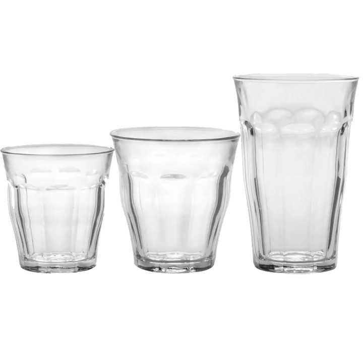 Duralex Picardie Caféglas 3 x 6 Stk Duralex Picardie Caféglas 3 x 6 Stk