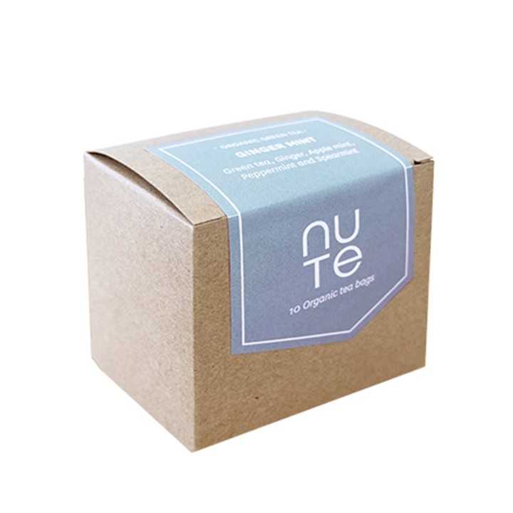 NUTE Ginger Mint Økologisk Tebreve 10 stk NUTE Ginger Mint Økologisk Tebreve 10 stk