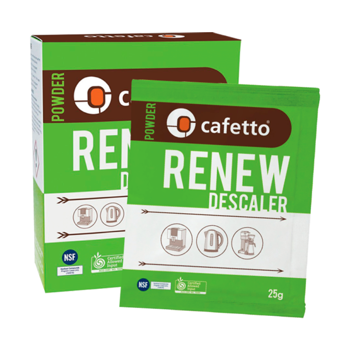Cafetto Renew Organisk Afkalkningspulver 4x25g Cafetto Renew Organisk Afkalkningspulver 4x25g
