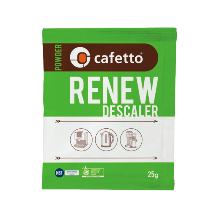Cafetto Renew Organisk Afkalkningspulver 4x25g Cafetto Renew Organisk Afkalkningspulver 4x25g