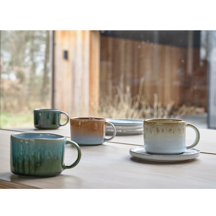 Villa Collection Styles Espressokop 8 cl 2 Stk Grøn/Blå Villa Collection Styles Espressokop 8 cl 2 Stk Grøn/Blå