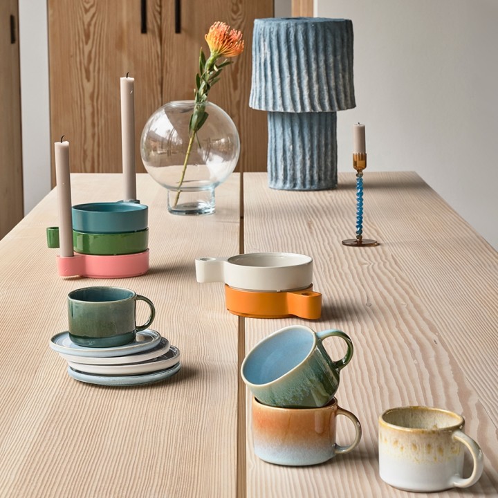 Villa Collection Styles Krus m. Hank 16 cl 2 Stk Grøn/Blå Villa Collection Styles Krus m. Hank 16 cl 2 Stk Grøn/Blå