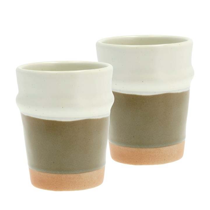 Villa Collection Evig Krus 35 cl 2 Stk Brun/Creme Villa Collection Evig Krus 35 cl 2 Stk Brun/Creme