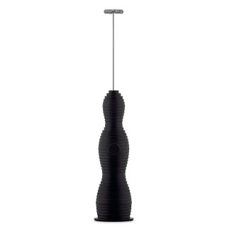 Alessi Pulcina Mælkeskummer Sort
