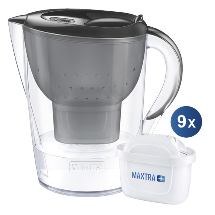 BRITA Marella 2,4L Grå inkl. 9 Maxtra Filter BRITA Marella 2,4L Grå inkl. 9 Maxtra Filter