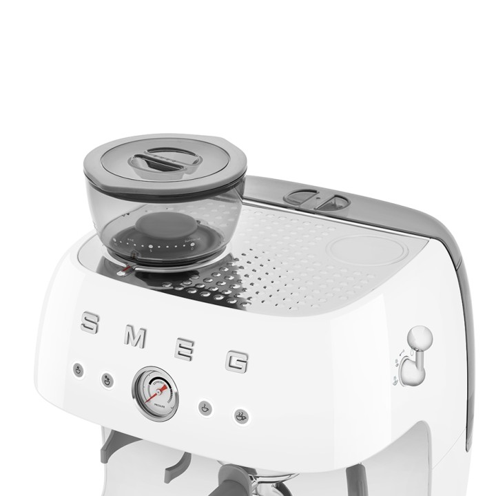 Smeg EGF03WHEU Manuel espressomaskine Inkl. Kværn Hvid