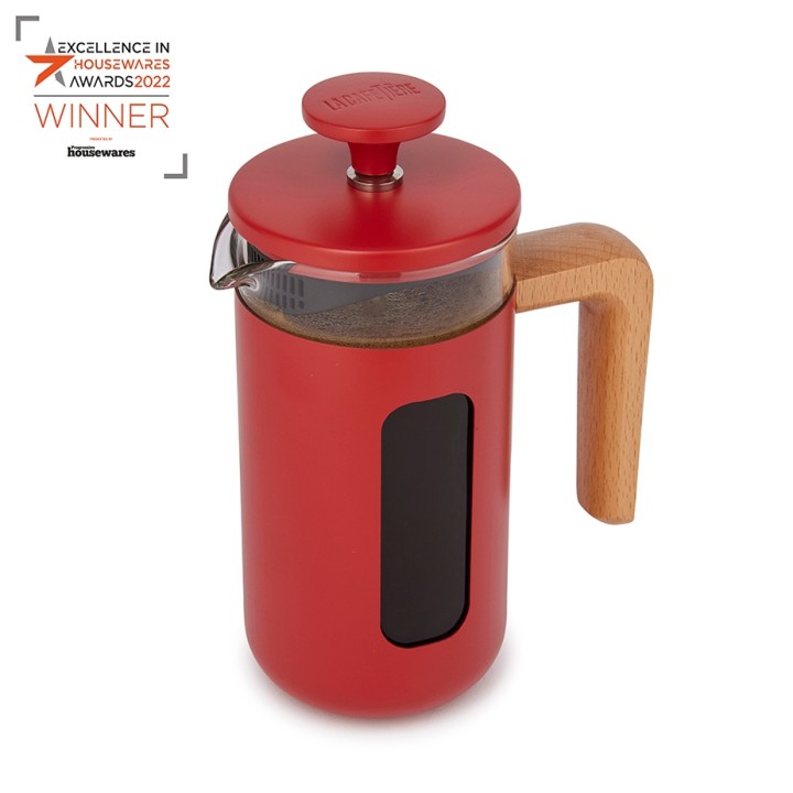 La Cafetière Pisa 3 Kop. Stempelkande Rød La Cafetière Pisa 3 Kop. Stempelkande Rød