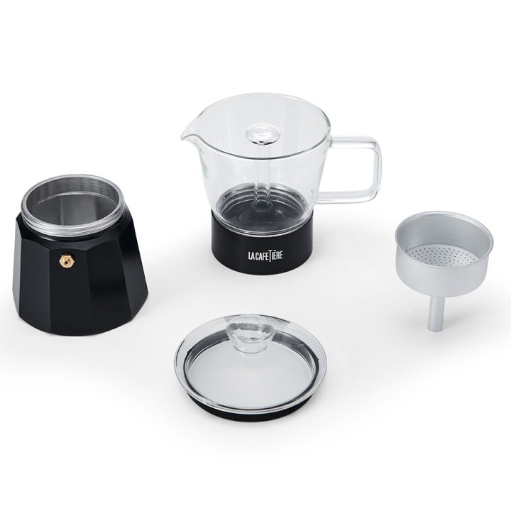 La Cafetière Verona 6 Kop. Espressokande Sort La Cafetière Verona 6 Kop. Espressokande Sort
