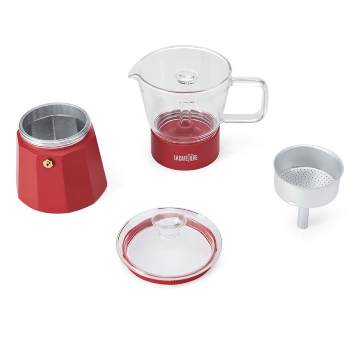 La Cafetière Verona 6 Kop. Espressokande Rød La Cafetière Verona 6 Kop. Espressokande Rød