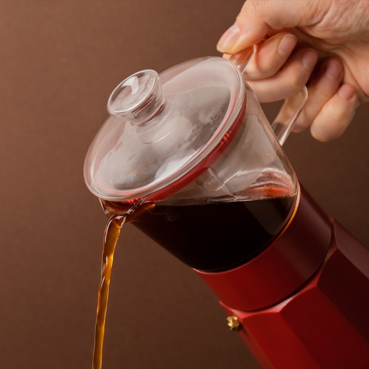 La Cafetière Verona 6 Kop. Espressokande Rød La Cafetière Verona 6 Kop. Espressokande Rød