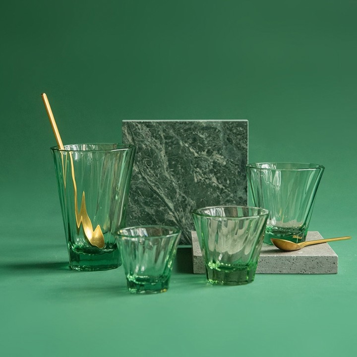 Loveramics Twisted Latte Glas 36 cl 1 Stk Grøn Loveramics Twisted Latte Glas 36 cl 1 Stk Grøn