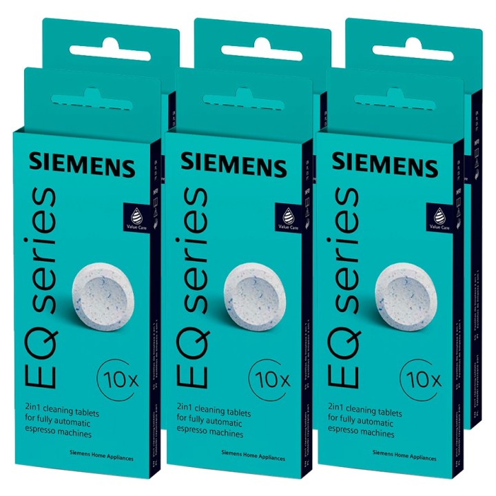 Siemens Rengøringspiller TZ80001 6 x 10stk Siemens Rengøringspiller TZ80001 6 x 10stk