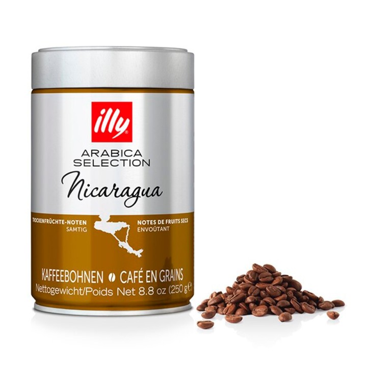 Illy Nicaragua 250g Hele kaffebønner Illy Nicaragua 250g Hele kaffebønner