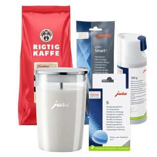 Jura Plejepakke - Claris Smart Inkl. Mælkebeholder & Kaffe