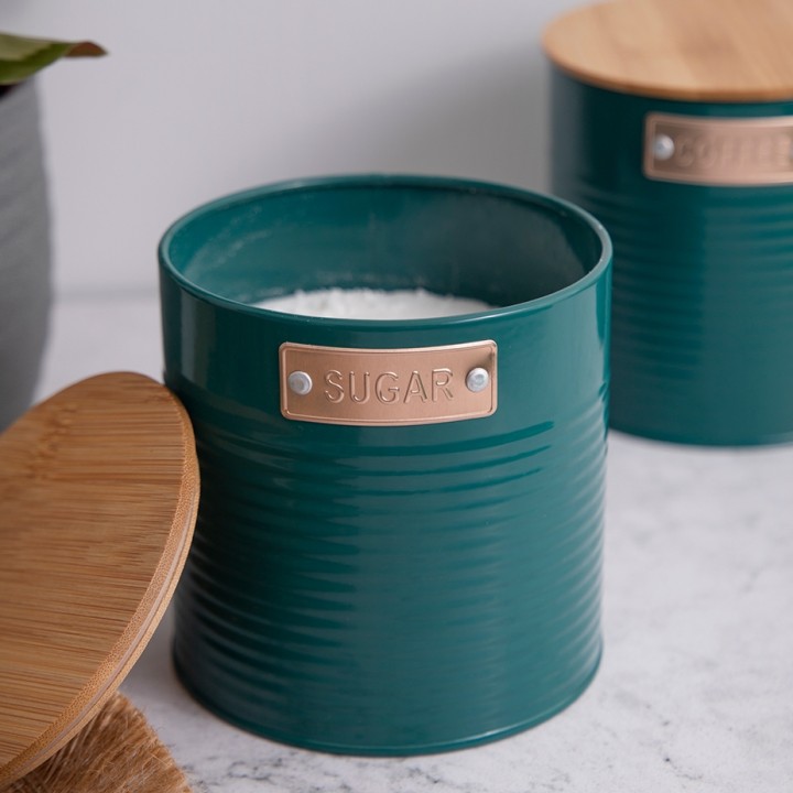 KitchenCraft Beholdere Mørkegrøn 3 Stk KitchenCraft Beholdere Mørkegrøn 3 Stk