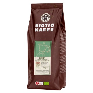 Rigtig Kaffe Organic Mount H v/24kg Hele kaffebønner Rigtig Kaffe Organic Mount H v/24kg Hele kaffebønner