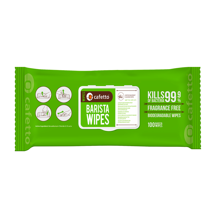 Cafetto Barista Wipes 100 stk Cafetto Barista Wipes 100 stk