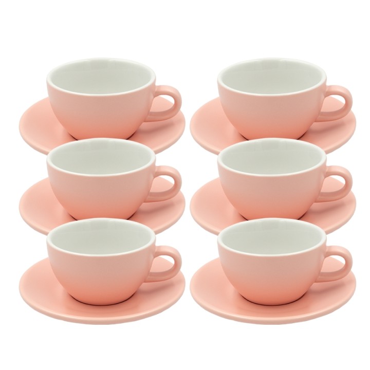 Club House Tulipano Cappuccino m. Underkop Mat Rosa 26 cl 6 Stk Club House Tulipano Cappuccino m. Underkop Mat Rosa 26 cl 6 Stk