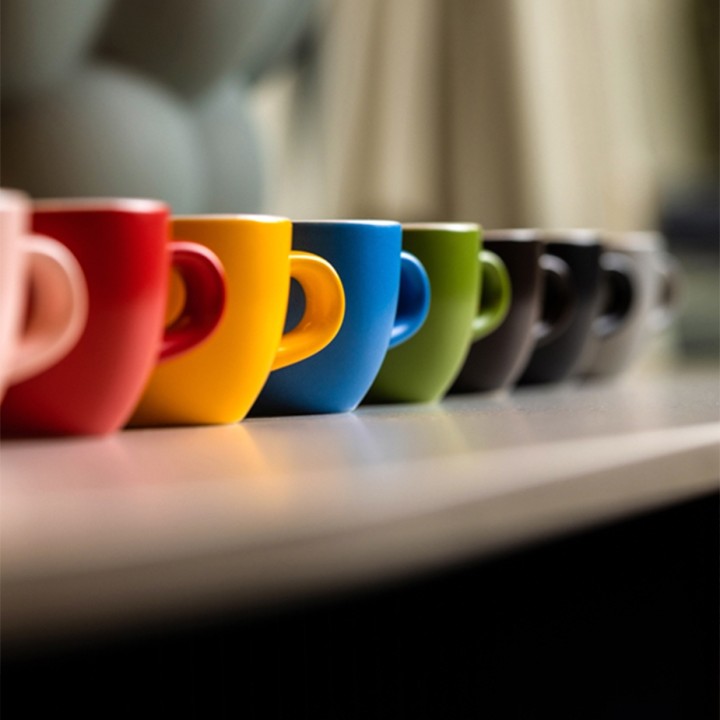 Club House Tulipano Espresso m. Underkop Mat Gul 7 cl 6 Stk Club House Tulipano Espresso m. Underkop Mat Gul 7 cl 6 Stk