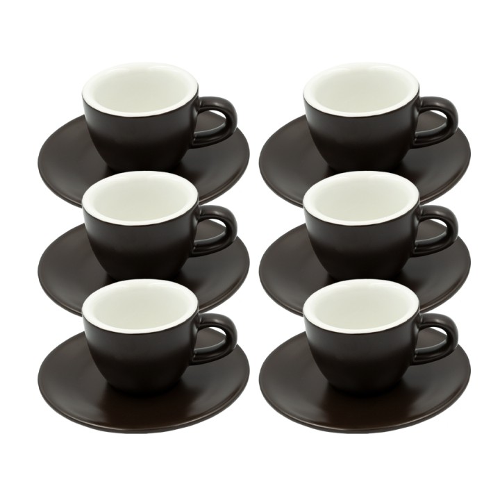 Club House Tulipano Espresso m. Underkop Mat Brun 7 cl 6 Stk Club House Tulipano Espresso m. Underkop Mat Brun 7 cl 6 Stk