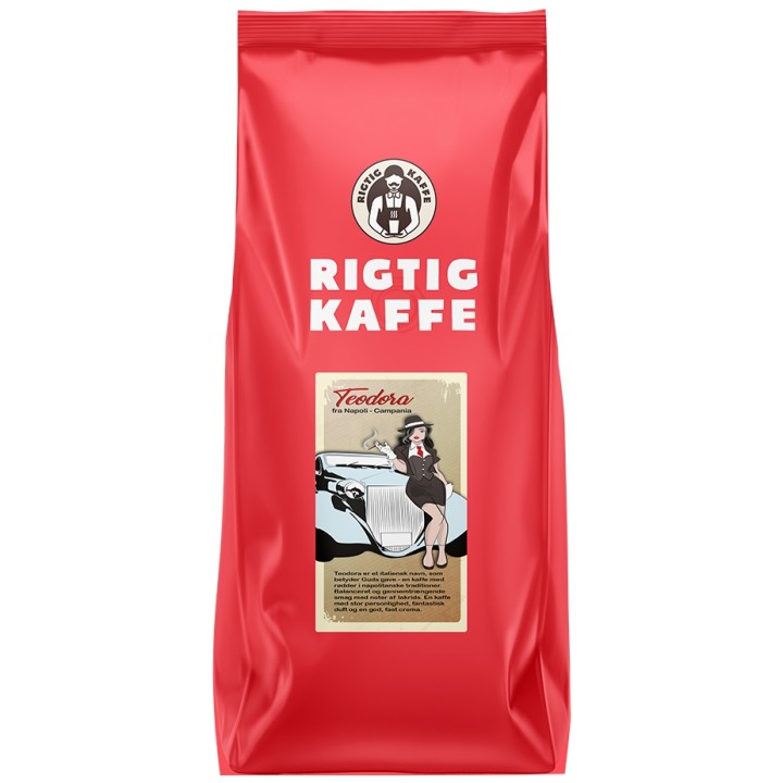Rigtig Kaffe Teodora 1kg Rigtig Kaffe Teodora 1kg