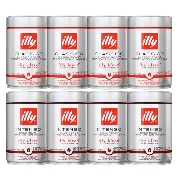 Illy Mixpakke 2kg Hele kaffebønner Illy Mixpakke 2kg Hele kaffebønner