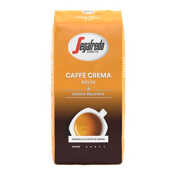 Segafredo Caffé Crema Dolce 1kg Hele kaffebønner Segafredo Caffé Crema Dolce 1kg Hele kaffebønner