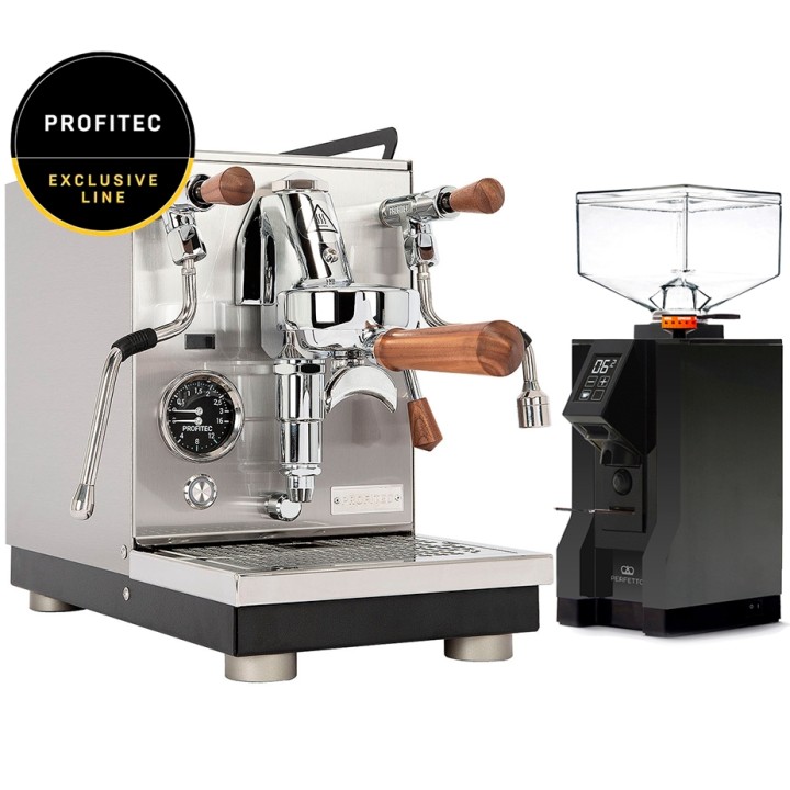 Profitec JUMP Espressomaskine - Exclusive Line Inkl.Eureka Mignon Perfetto Mat Sort Espressokværn