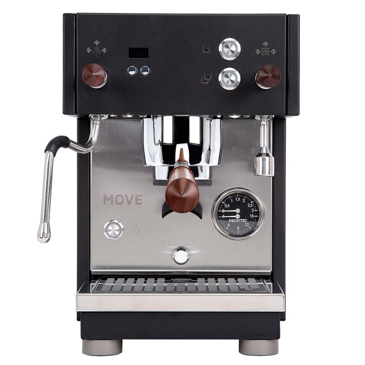 Profitec MOVE Espressomaskine - Exclusive Line Inkl. Eureka Mignon Libra Chrome/Mat Sort Espressokværn