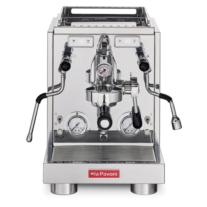 La Pavoni New Botticelli Specialty LPSBSS03NO Espressomaskine Inkl. Macap M2E Chrome Espressokværn