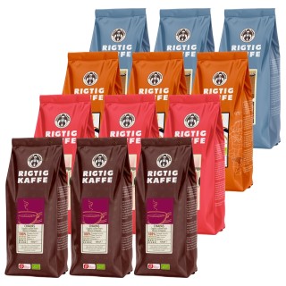 Rigtig Kaffe Mixpakke 5,7kg Hele kaffebønner Rigtig Kaffe Mixpakke 5,7kg Hele kaffebønner
