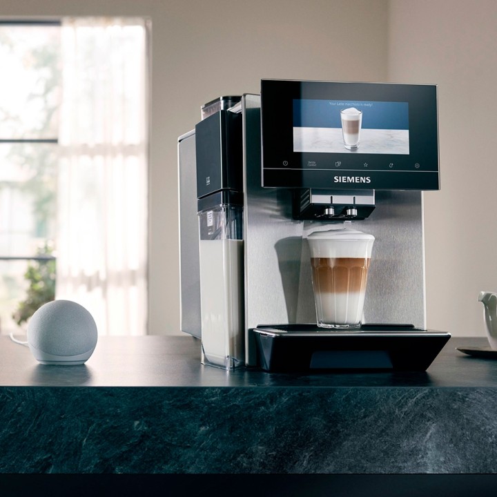 Siemens TQ907RZ3 EQ900 Plus Espressomaskine Inkl. 3kg Rigtig Kaffe & Pleje