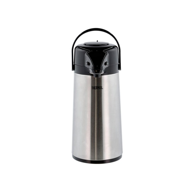 Thermos Termokande m. pumpe 1,9 L Stål/Sort Thermos Termokande m. pumpe 1,9 L Stål/Sort