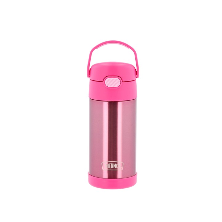 Thermos  Funtainer Drikkeflaske m. Sugerør 355 ml Pink