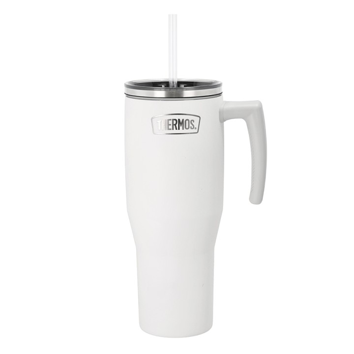 Thermos Termokrus m. hank 1,1 L Mat Hvid Thermos Termokrus m. hank 1,1 L Mat Hvid
