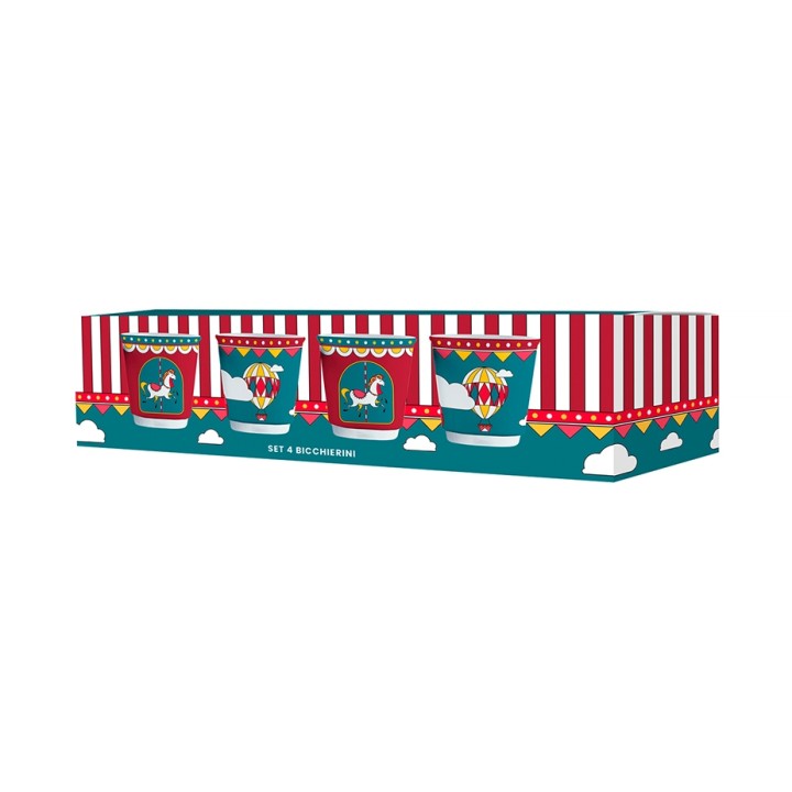 Bialetti Espressokopper 9 cl 4 stk Winter Wonderland Limited Edition Bialetti Espressokopper 9 cl 4 stk Winter Wonderland Limited Edition