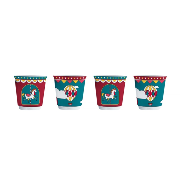 Bialetti Espressokopper 9 cl 4 stk Winter Wonderland Limited Edition Bialetti Espressokopper 9 cl 4 stk Winter Wonderland Limited Edition