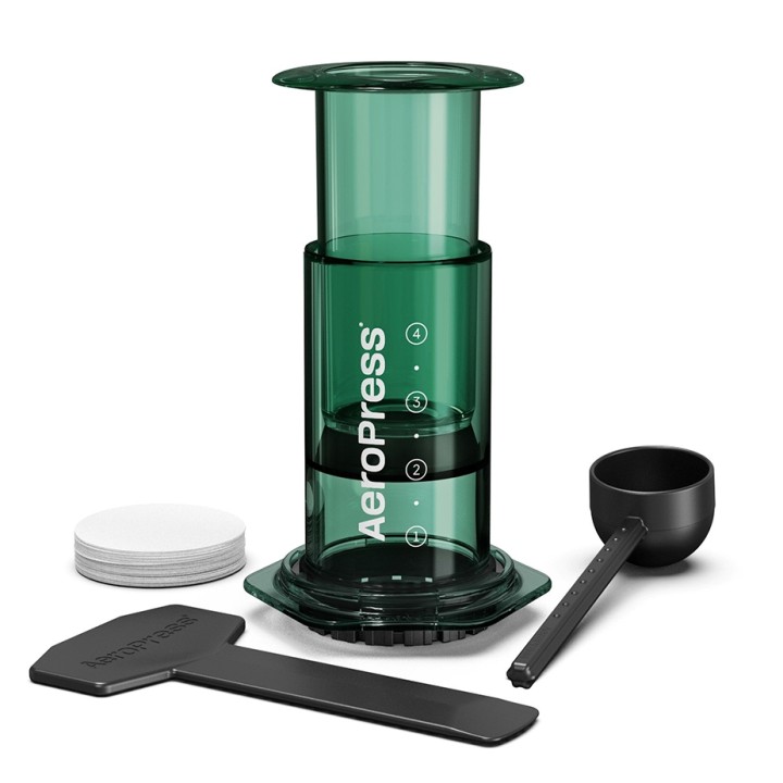 AeroPress Clear Grøn Rejsebrygger AeroPress Clear Grøn Rejsebrygger