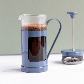 La Cafetière Monaco 3 Kop. Stempelkande Marineblå