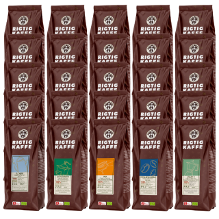 Rigtig Kaffe Mixpakke 10kg Hele kaffebønner Rigtig Kaffe Mixpakke 10kg Hele kaffebønner