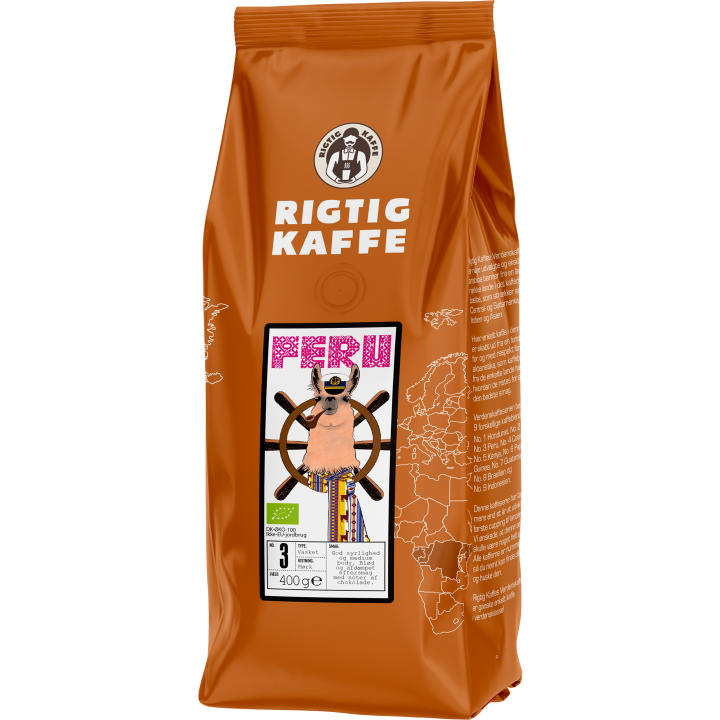 Rigtig Kaffe Peru No. 3 - 400g Rigtig Kaffe Peru No. 3 - 400g