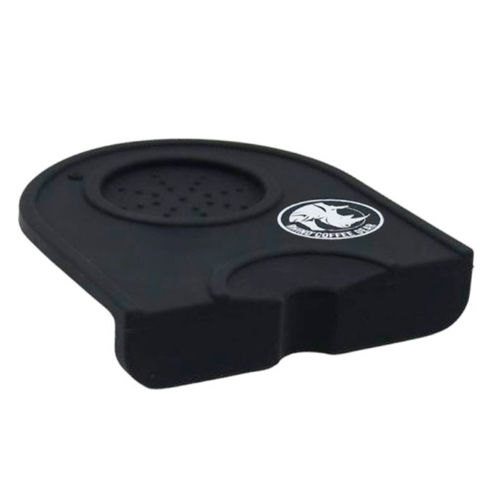Rhino Classic Portafilter Stampemåtte med kant Sort Rhino Classic Portafilter Stampemåtte med kant Sort