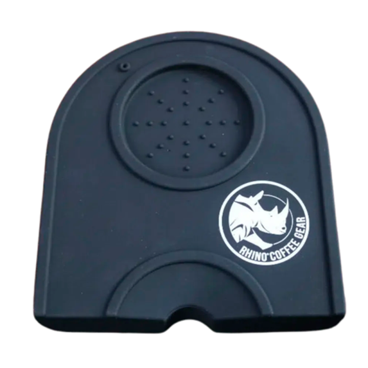 Rhino Classic Portafilter Stampemåtte med kant Sort Rhino Classic Portafilter Stampemåtte med kant Sort