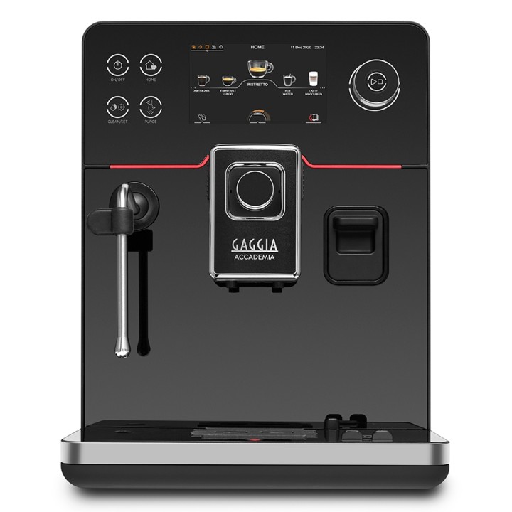 Gaggia Accademia Espressomaskine Inkl. Mælkekande 0,5L & 5x400g Rigtig Kaffe Organic Brun Serie